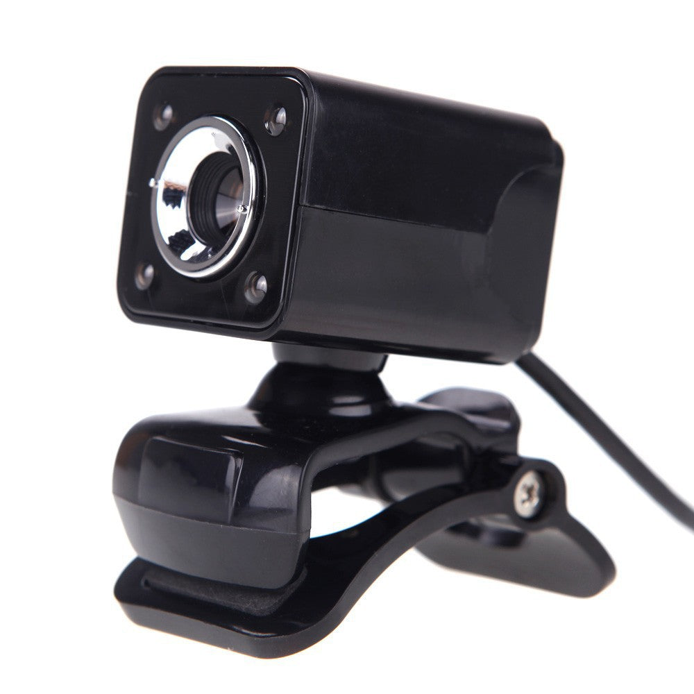 High definition night vision computer camera with built-in 10 meter sound-absorbing microphone and 4LED free switch - Korvel