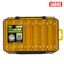 14-Compartment Fishing Tackle Box for Accessories, Lures & Hooks, Double-Sided Organizer. - Korvel