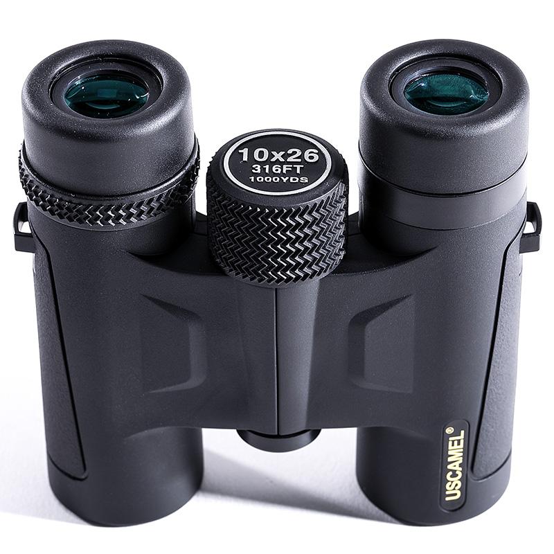 USCAMEL HD 10x26 Binoculars Compact Powerful Zoom Long Range Professional Waterproof Folding Telescope Outdoor Hunting - Korvel