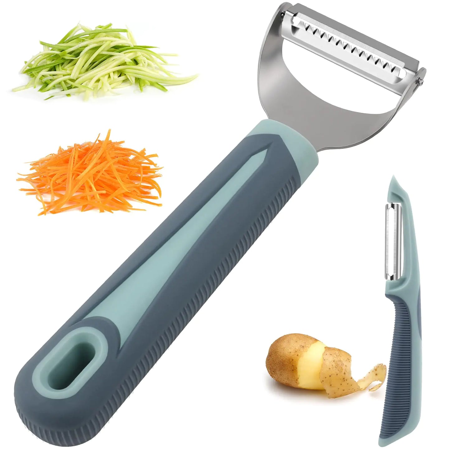 Ensemble de Râpes Julienne Premium - Râpes à Légumes et Pommes de Terre en Forme de Y