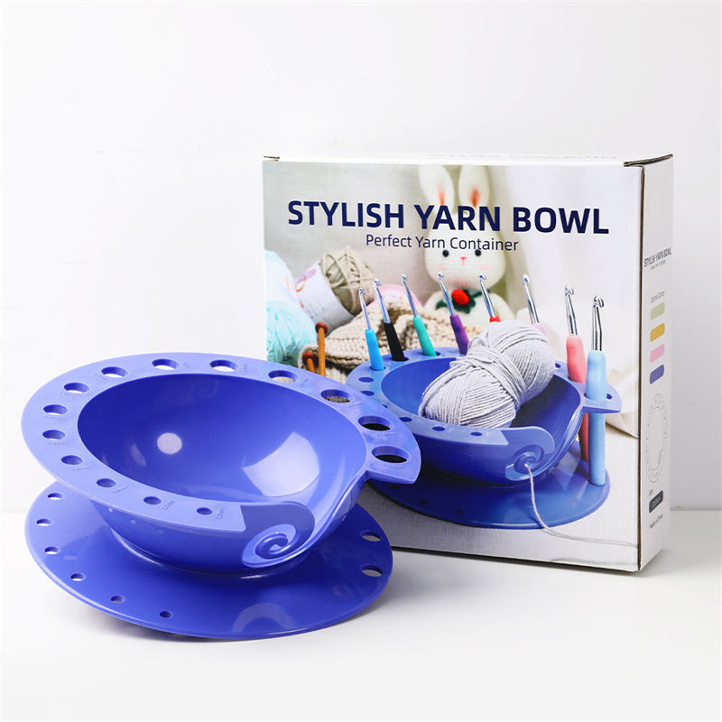 Wool Bowl Insertable Crochet Storage Bowl - Korvel