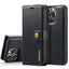 Coque de téléphone magnétique en cuir premium pour iPhone 14 Pro Max et 13 Pro Max