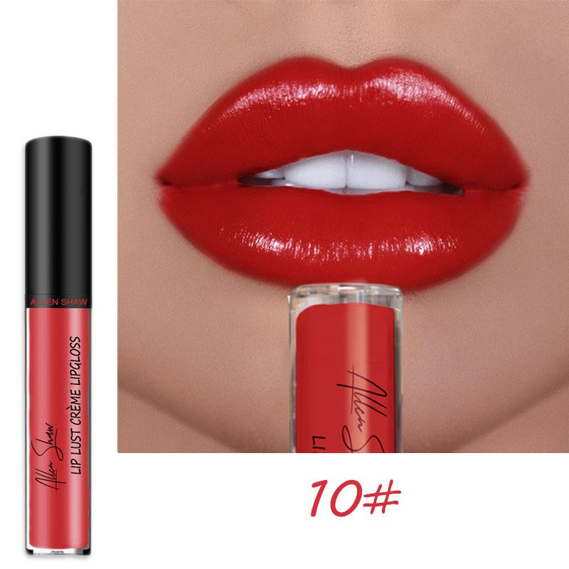 Lipstick Lip Glaze Allen shaw Creme Cream Lipstick - Korvel