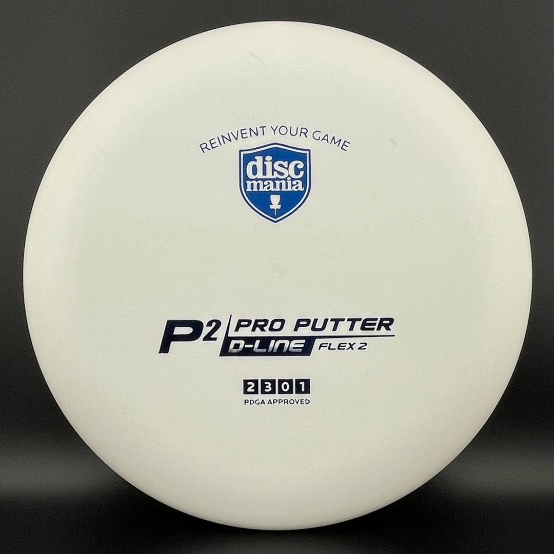 D-Line P2 (Flex 2) - Putter léger pour le disc golf