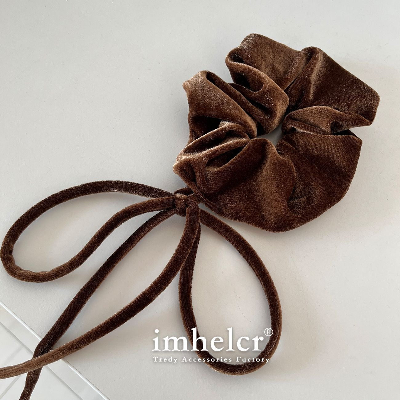 Vintage Velvet Long Ribbon Bow Hair Loop