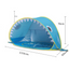 Children's beach tent seaside sun protection and shading fully automatic sand pit tent house - Korvel