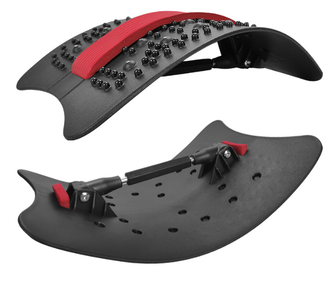 124 Freely Adjustable Back Stretch Equipment Massager Stretching Device - Korvel