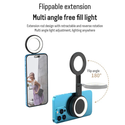 Magnetic LED Fill Light for Mobile Photography