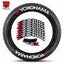[One-piece set] Tire letter sticker one-piece set One-piece set Suitable for 4 tires No accessories included - Korvel