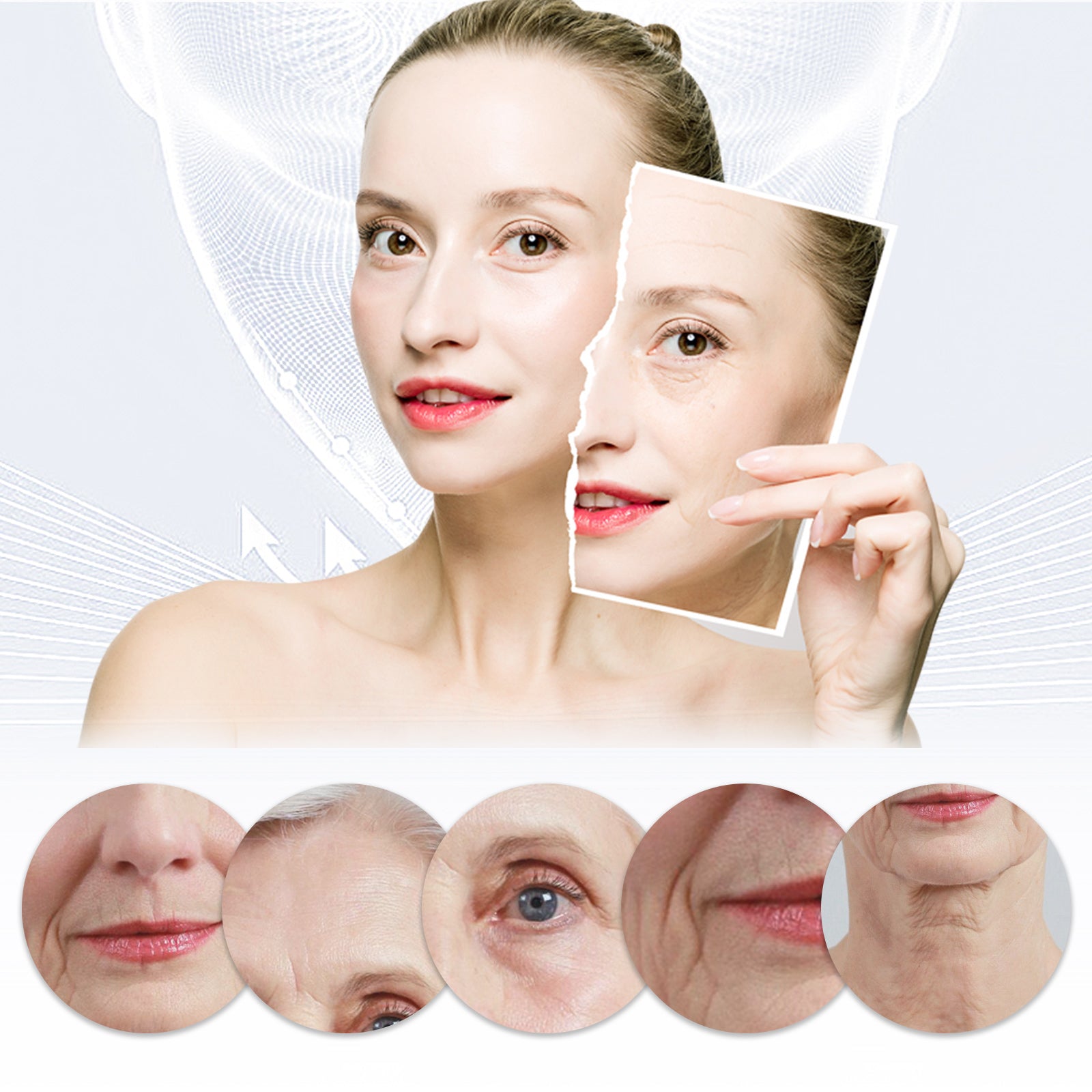 Highprime Collagen Film, Desalination Eye Fine Lines Crow's Feet Deep Black Rim Of The Eye Moist Firming Skin - Korvel