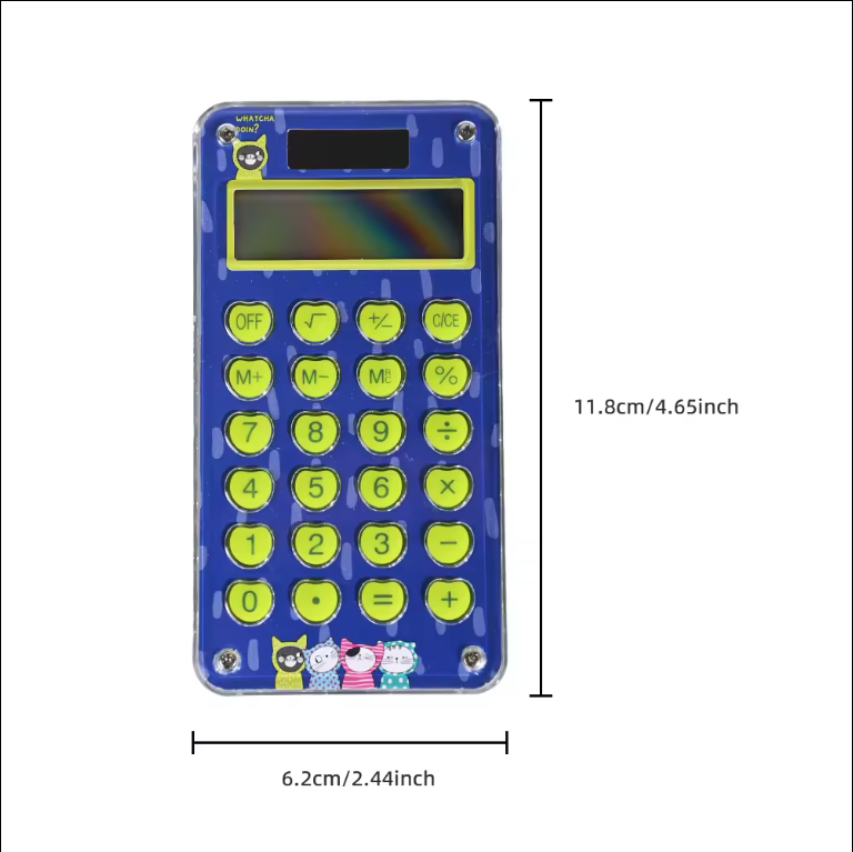Calculatrice Portable Mignonne avec Jeu de Labyrinthe pour Enfants