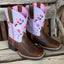 Botas para Niños Wild Bloom Ariat - Marrón Desgastado y Lavanda Mística