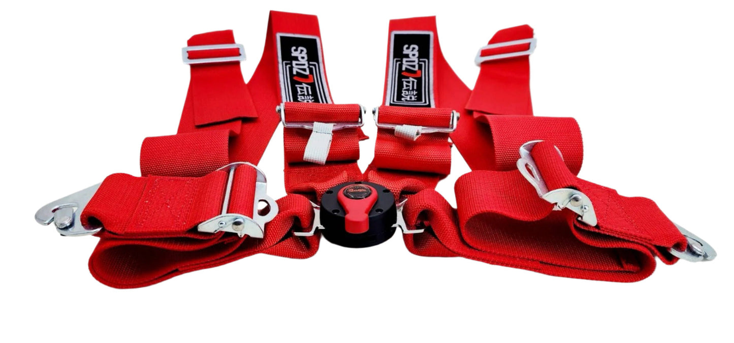 SPDZ1 X BallFix 4-Point 3” Racing Safety Harness for Ultimate Protection - Korvel