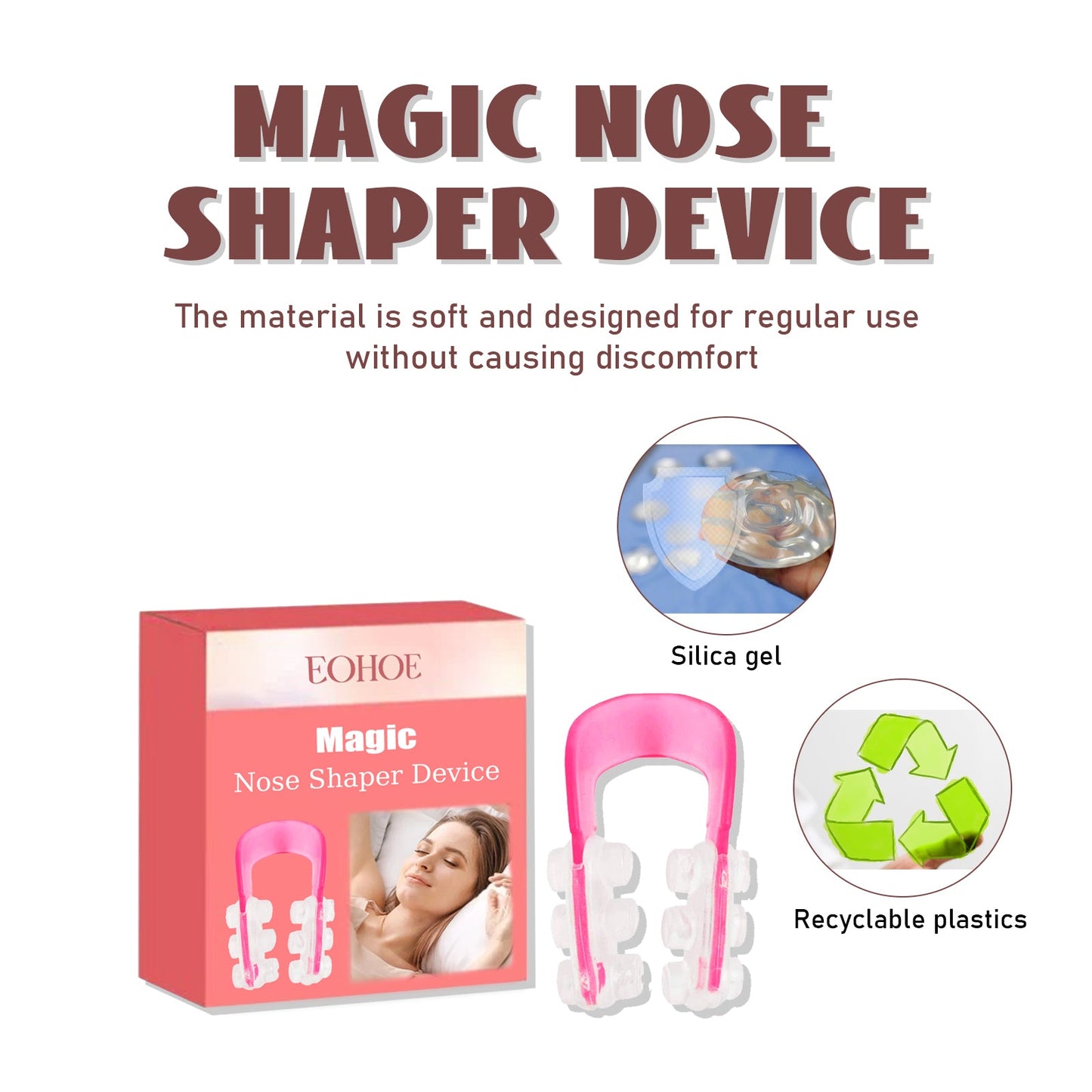 Nose Straightener Nose Contour Nose Bridge Naturally Straight And Narrow Nose Wing Beauty Nose Shaper - Korvel
