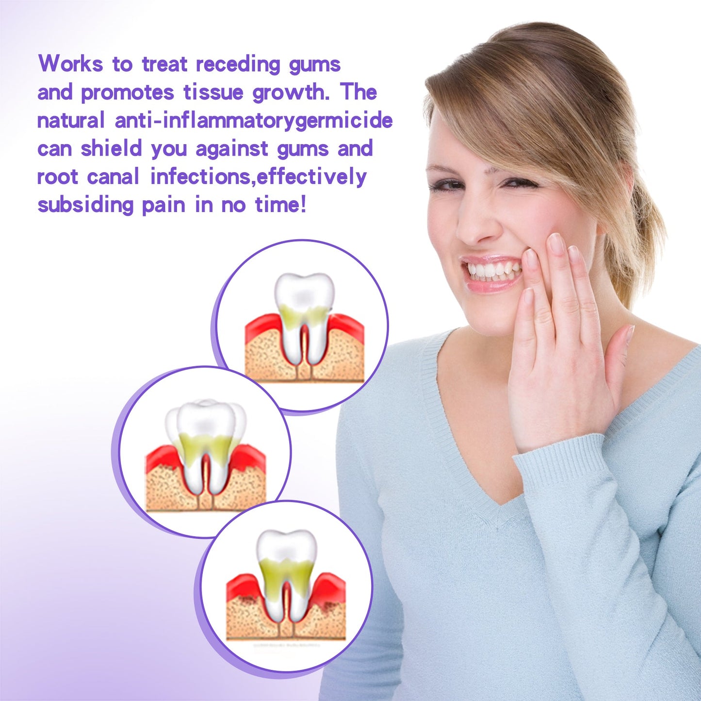 Gum Foam Mousse for Clean Teeth and Healthy Gums