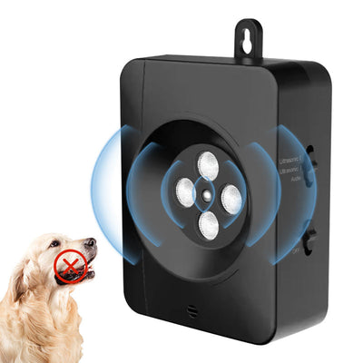New Rechargeable Cat Dog Barking Control Device Pet Deterrent Anti Bark Device Ultrasonic Dog Repeller Training Device - Korvel