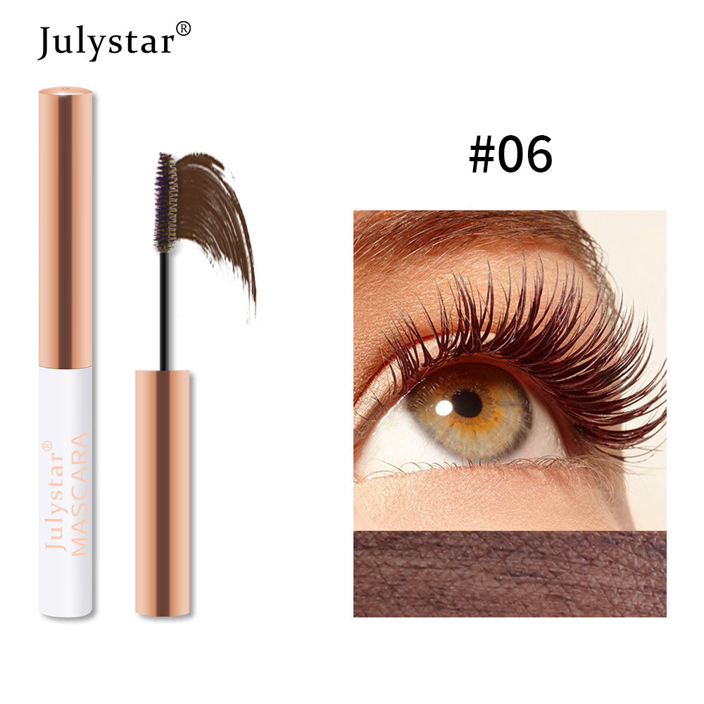 Eyelash Foundation Cream Waterproof Anti Sweat Not Dizzy Dye Slender Long Curl Warped Thick Color Mascara - Korvel