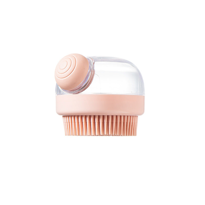 Hair Wash Comb Clear Brush Fluid Press Scalp Massage Bath Cleaning Shower Brush Home Shampoo Scrubber - Korvel