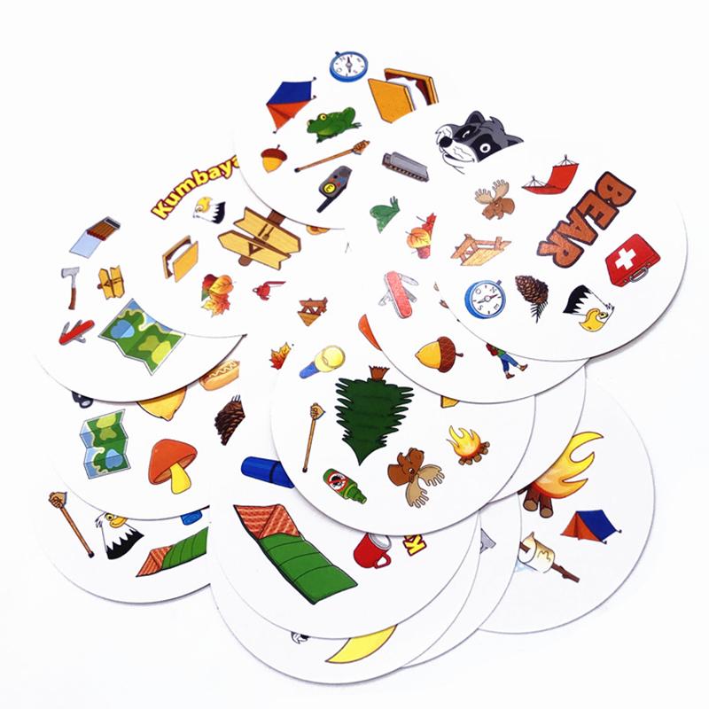 New 4 Version Spot Game it Spot Card Board Game Kids Gift with Metal Box - Korvel