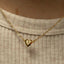 Zircon Heart Pendant Necklace