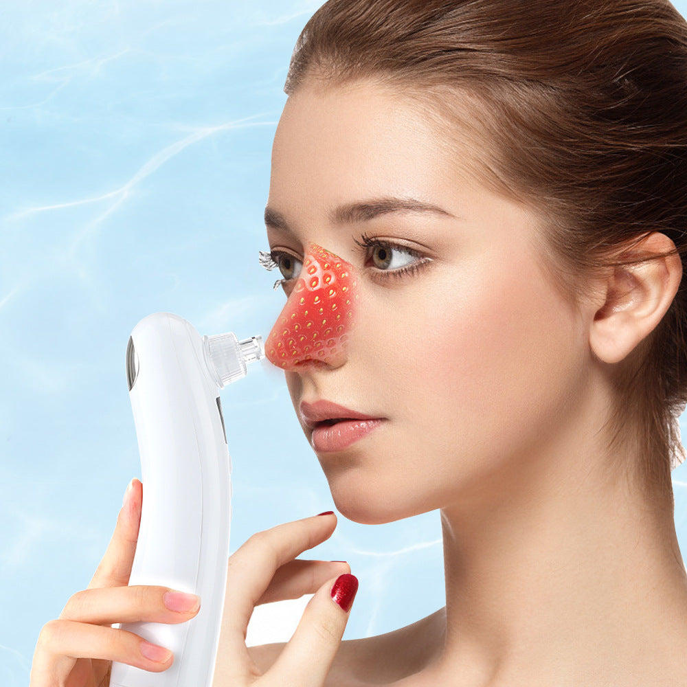 Hailicare Small Bubble Hot Compress Blackhead Instrument With Water Tank To Suck Blackheads USB Charging Beauty Instrument - Korvel