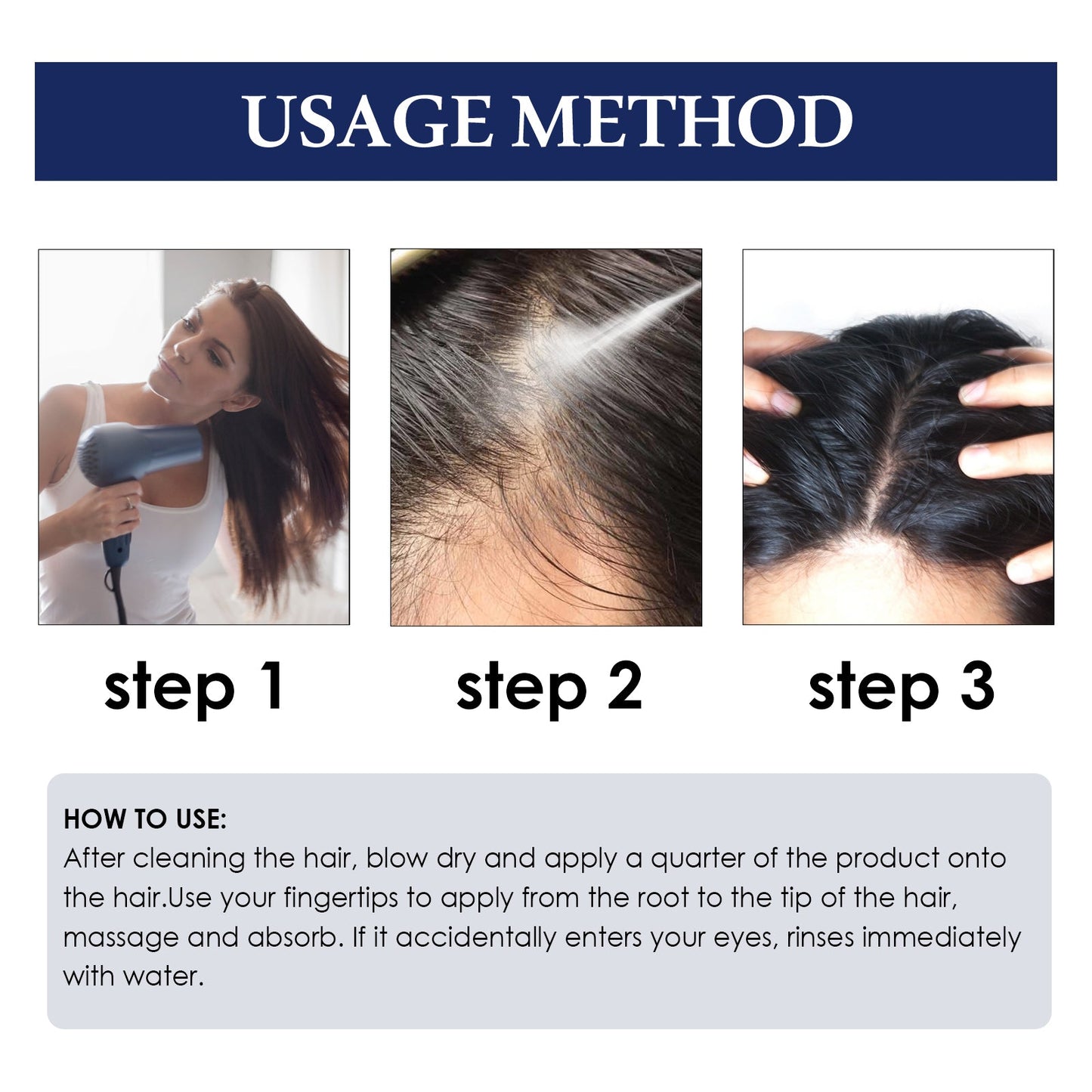 Herbal Hair Care Essential Oil Hair Care Strengthen Hair, Prevent Hair Loss, Repair Hair Root Care Essential Oil - Korvel