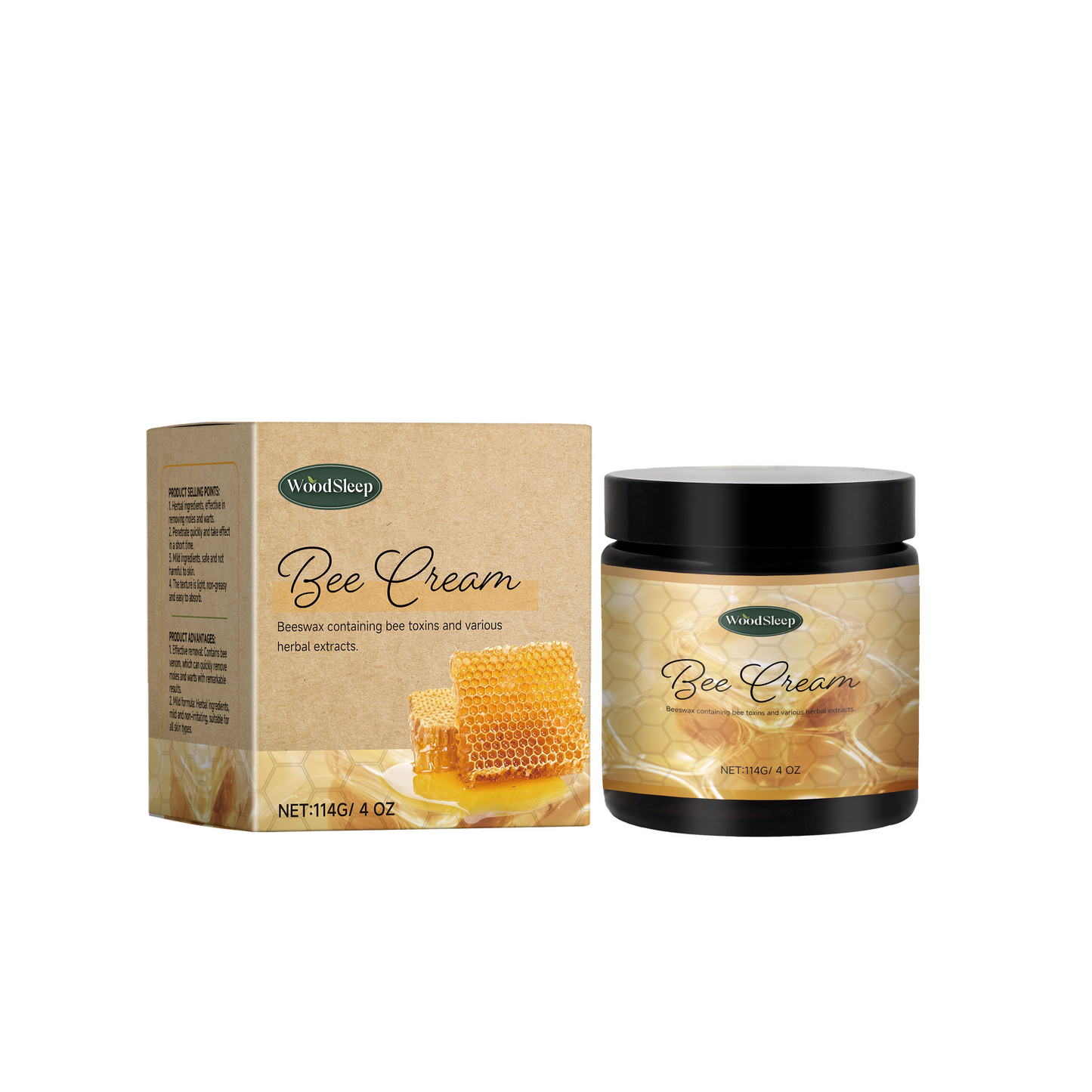 Woodsleep Bee Venom Creme - Gentle Skin Care Cream