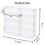 1:64 Acrylic Car Display Box – 8-grid, dustproof, stackable, transparent. Fits Hot Wheels. - Korvel