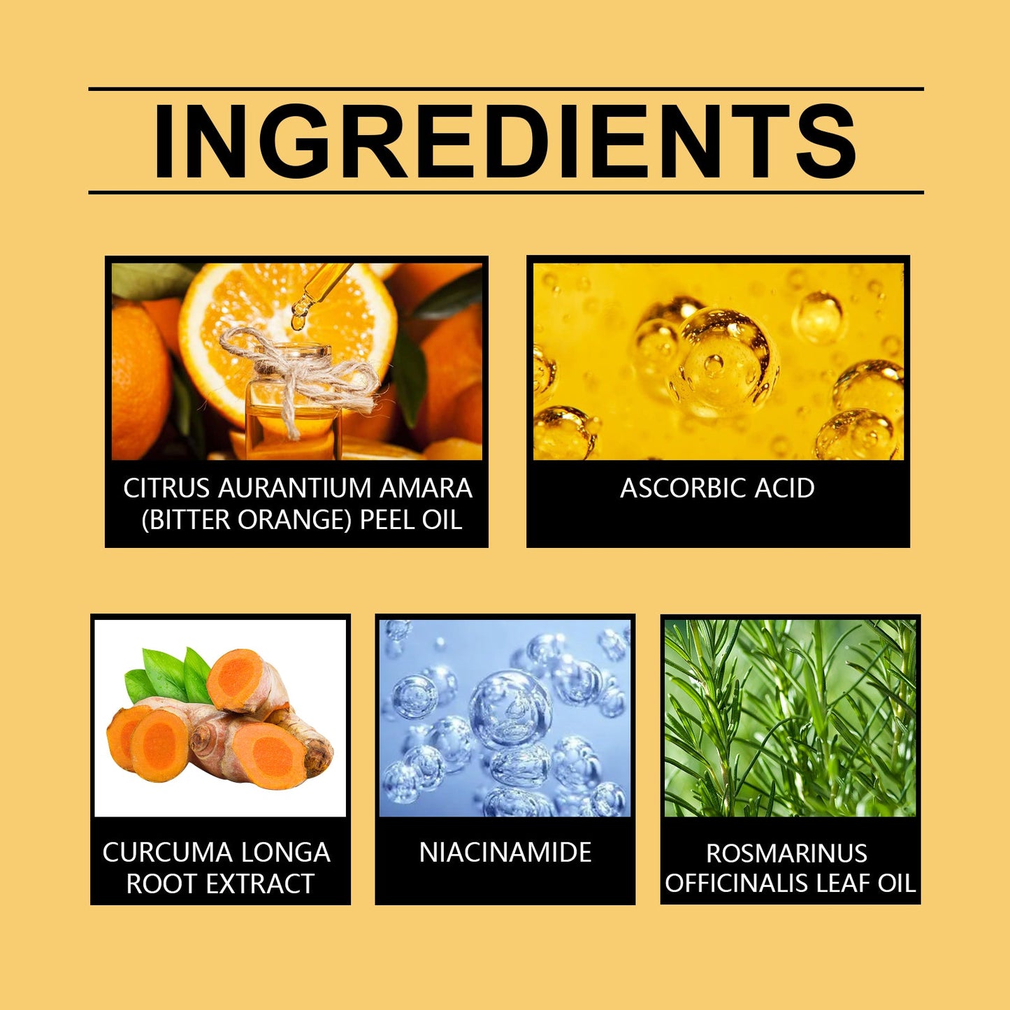 Vitamin C Turmeric Brightening Oil, Vitamin C Moisturizing Facial Skin Moisturizing, Hydrating And Brightening Skin Essential Oil - Korvel