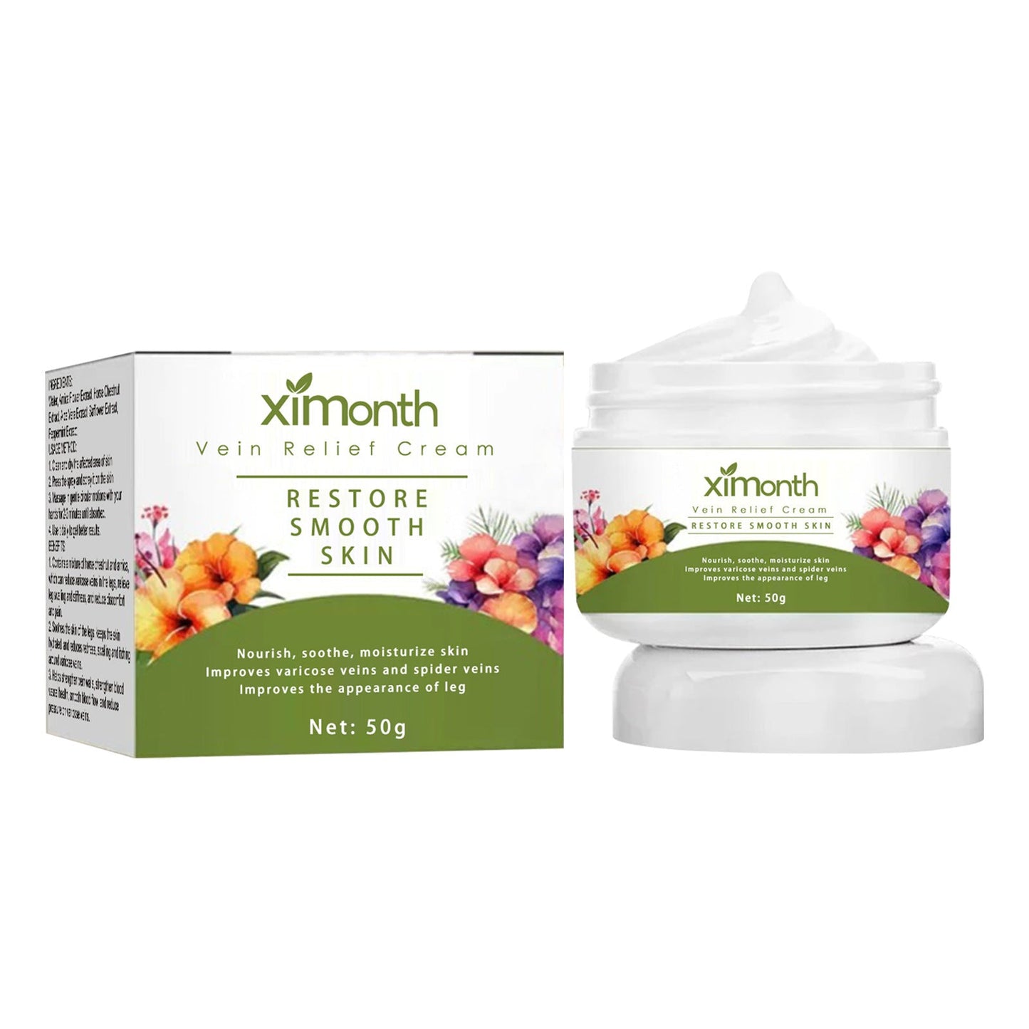 Crema Premium para Terapia de Venas para el Cuidado de las Piernas