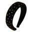Thickened Sponge Gold Velvet Cloth Headband Female Ins Style Bag Cloth Wide-Brimmed Headband Catwalk Hair Accessories - Korvel