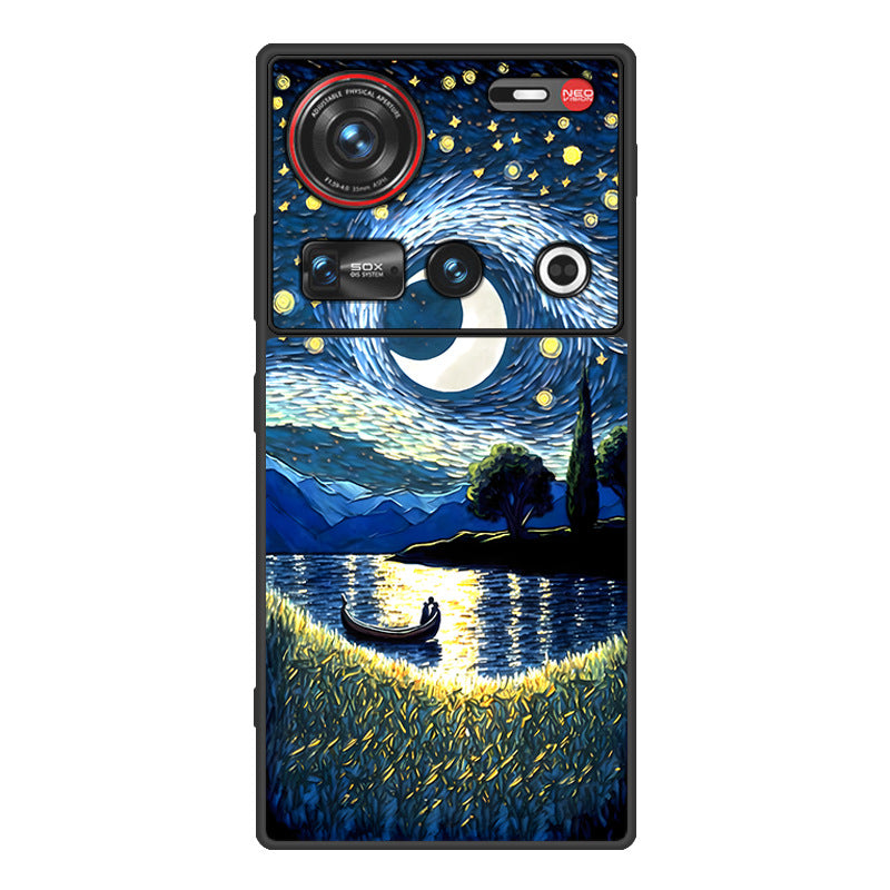 Coque en cuir Nubia Z70Sultra - Design classique ciel étoilé