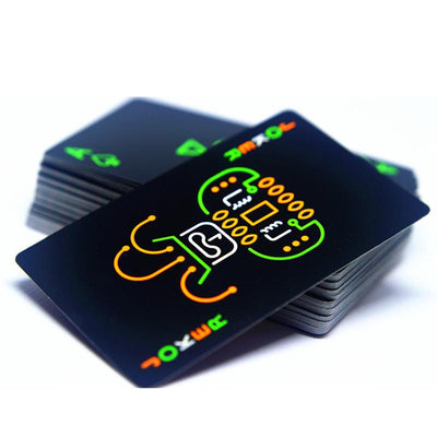 Black Luminous Fluorescent Poker Cards - Korvel