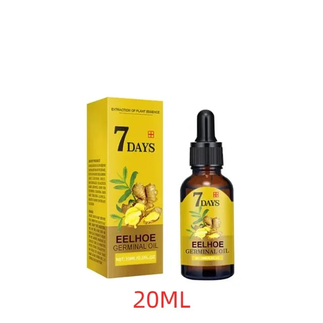 7 Day Fast Hair Growth Oil Ginger Growth Hair Treatment Anti Hair Loss Men Women Scalp Treatment Serum Products Beauty Product - Korvel