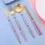 Premium 304 Stainless Steel Portable Flatware Set