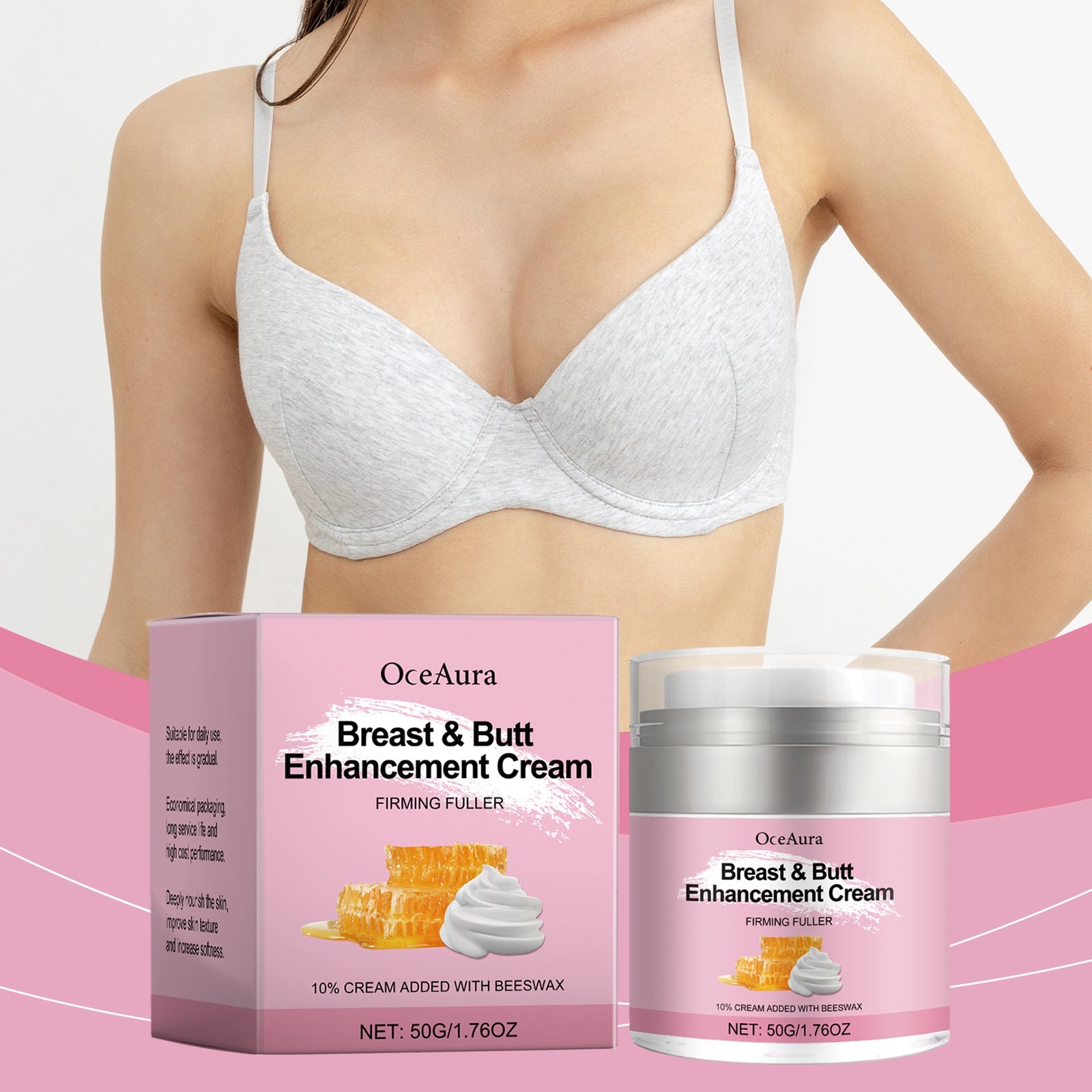Breast Cream Breast Gentle Care Nourishing, Soft, Moisturizing And Elastic Skin Massage Care Cream - Korvel