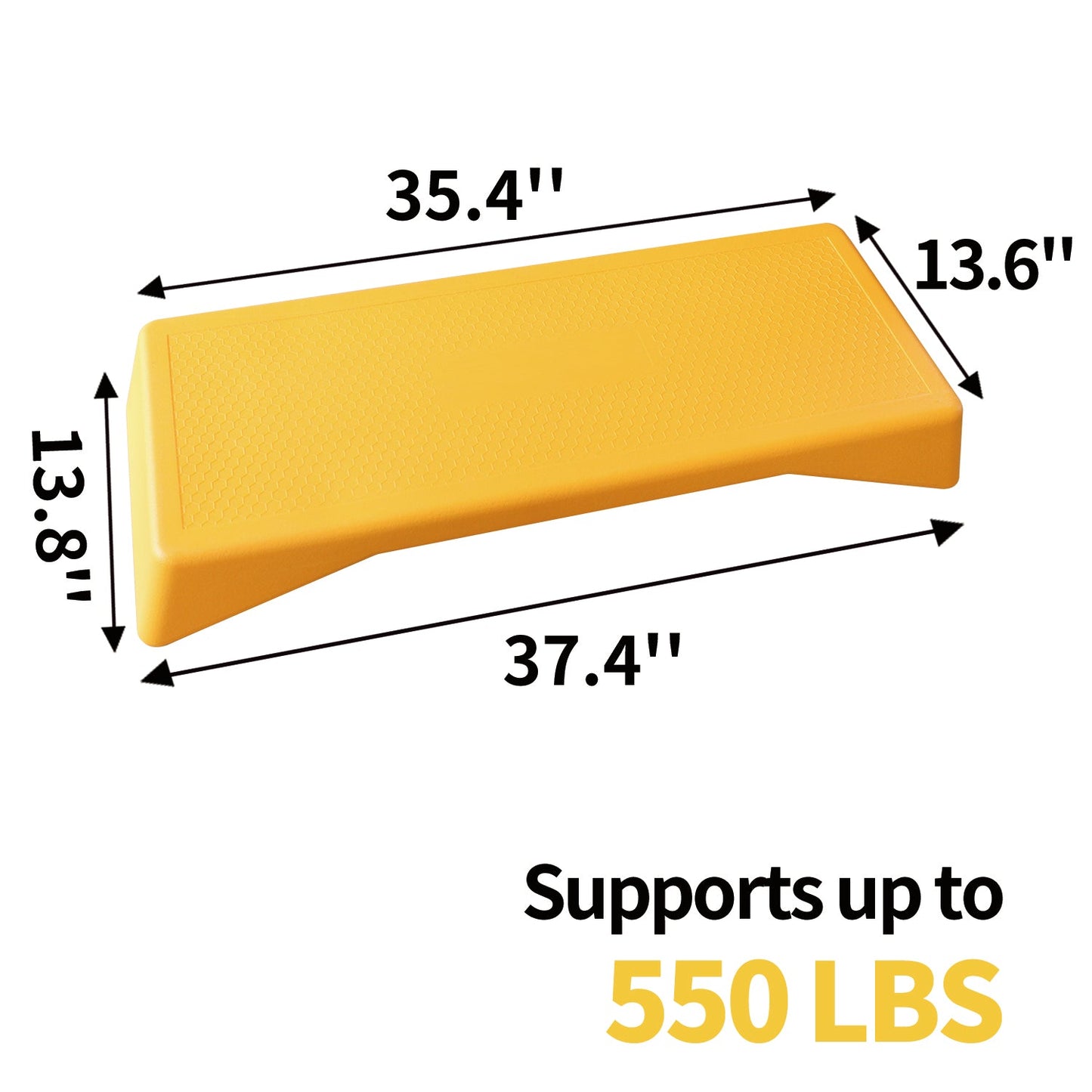 Height-Adjustable Aerobics Step Platform - Premium Fitness Equipment