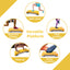 Height-Adjustable Aerobics Step Platform - Premium Fitness Equipment