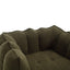 Soft Bean Bag Chair with High Resilient Foam(Chips)for living room and bedroom,Comfortable Square Lazy Sofa with Footstool - Korvel