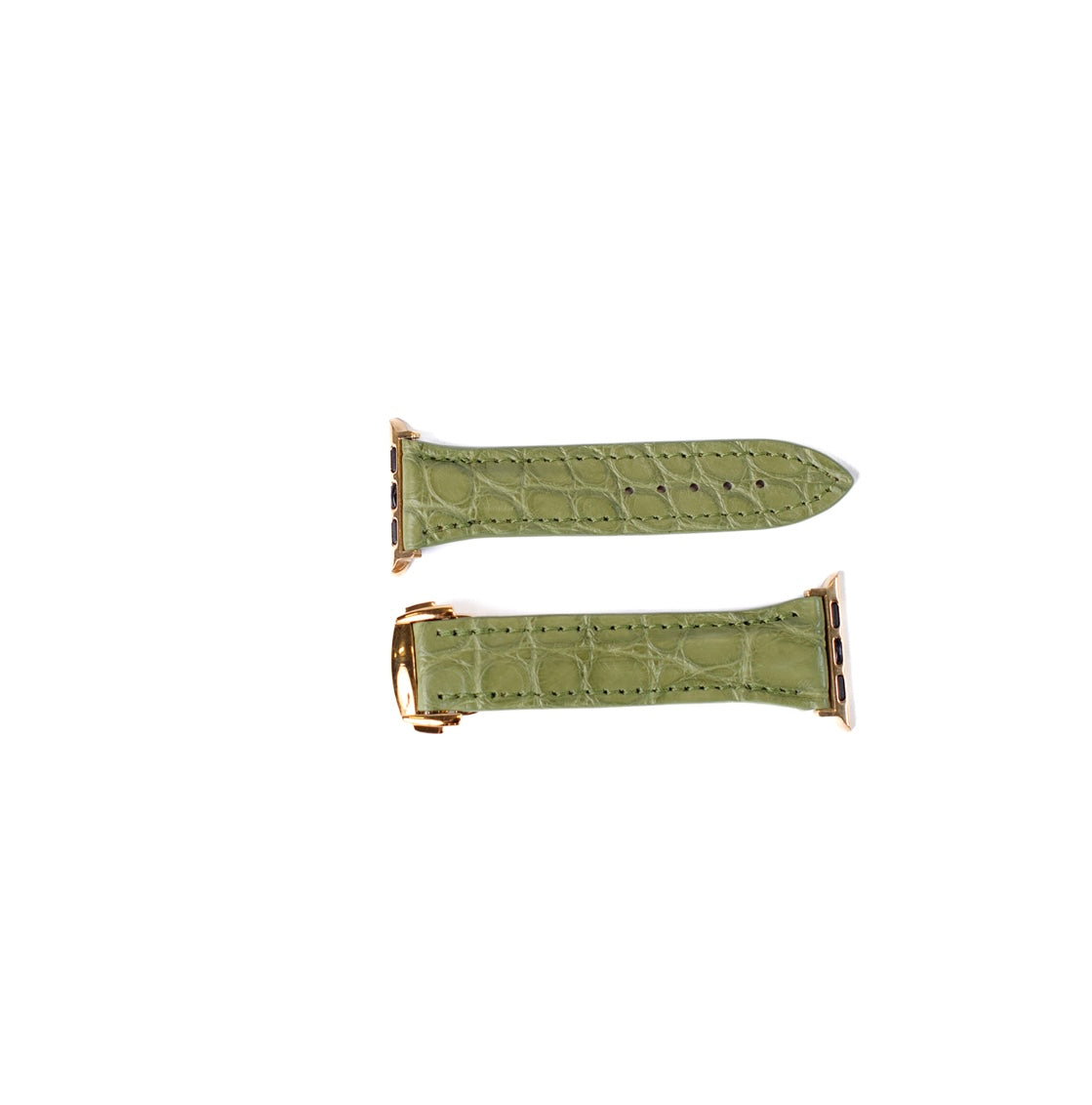Correa de Apple Watch Kiwi Matte Alligator