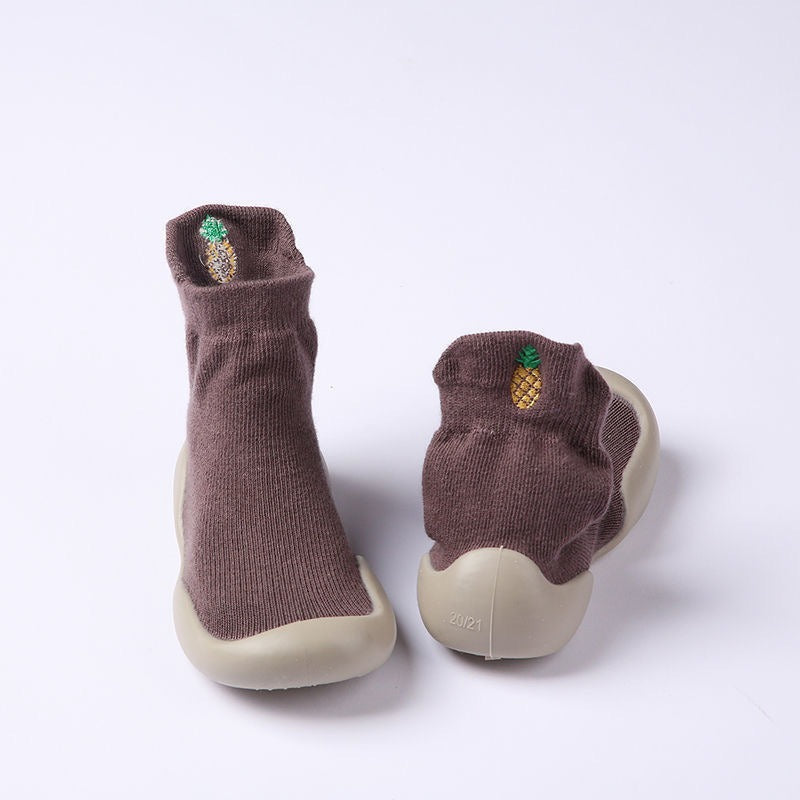 Baby Floor Socks Baby Spring and Autumn Seasons Indoor Anti slip Walking Shoes Newborn Cool Insulation Soft Sole Anti drop Socks Shoes - Korvel