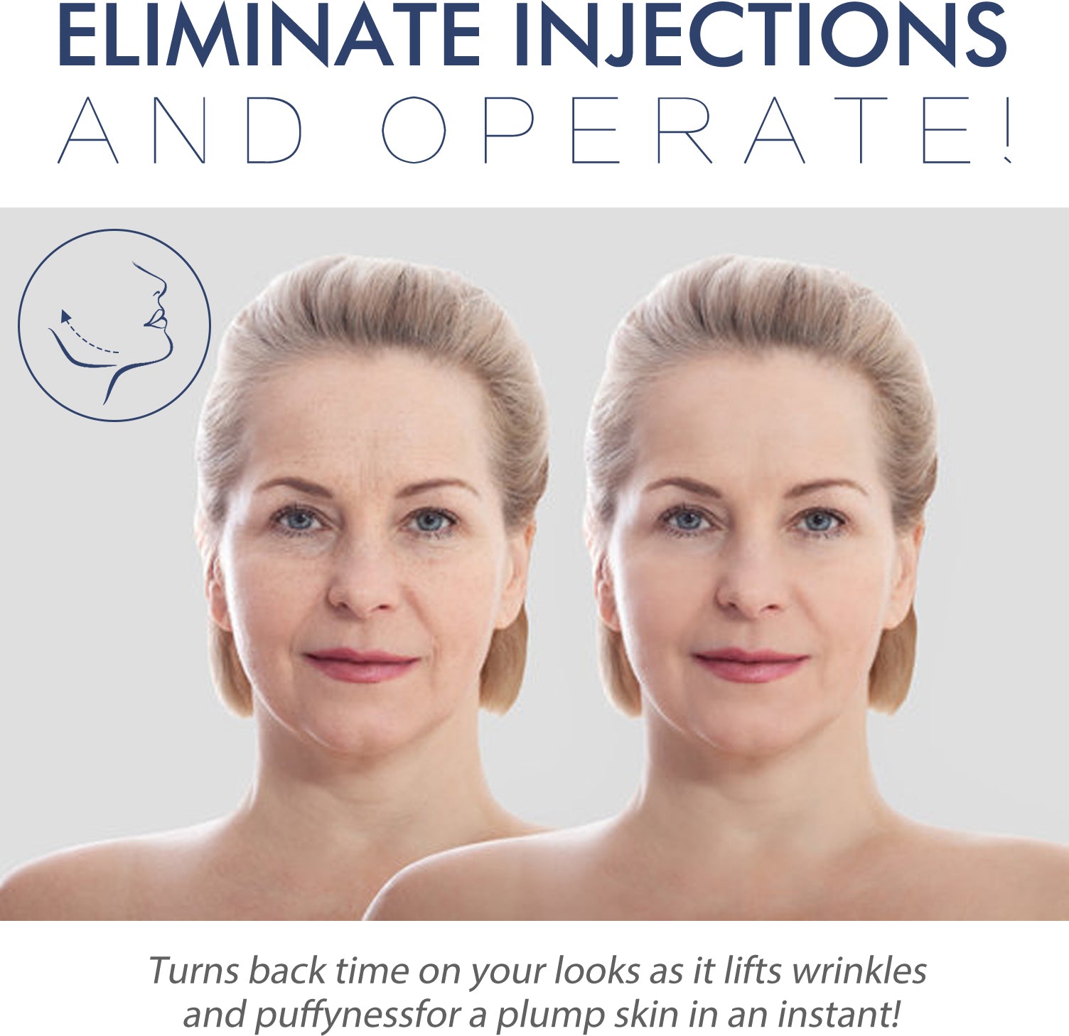 Face Lift Firming And Lifting Face Relaxers With Fine Lines Anti-Wrinkle Face Lift - Korvel