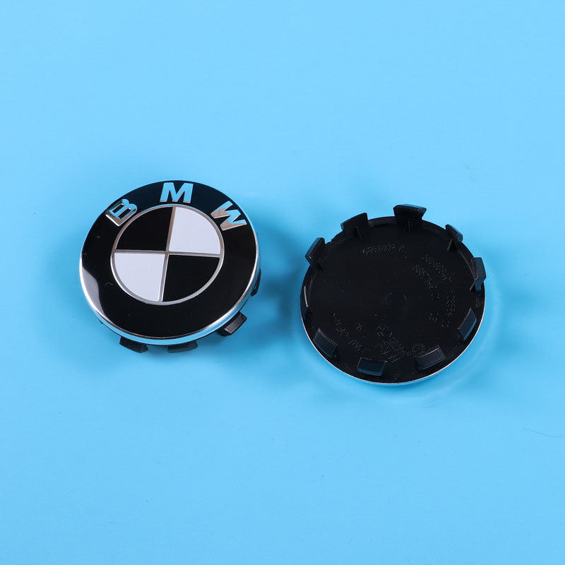 Suitable for BMW front and rear standard wheel hub covers 56/68mm 3 Series 5 Series X1X5X6M logo co branded center cover logo - Korvel