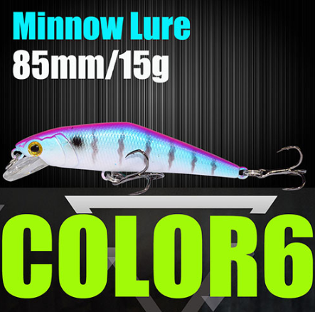 AFISHLURE Fishing Lure Wobblers Trout  85mm/15g Minnow  Hard Baits Iscas Artificial Pesca Leurre - Korvel