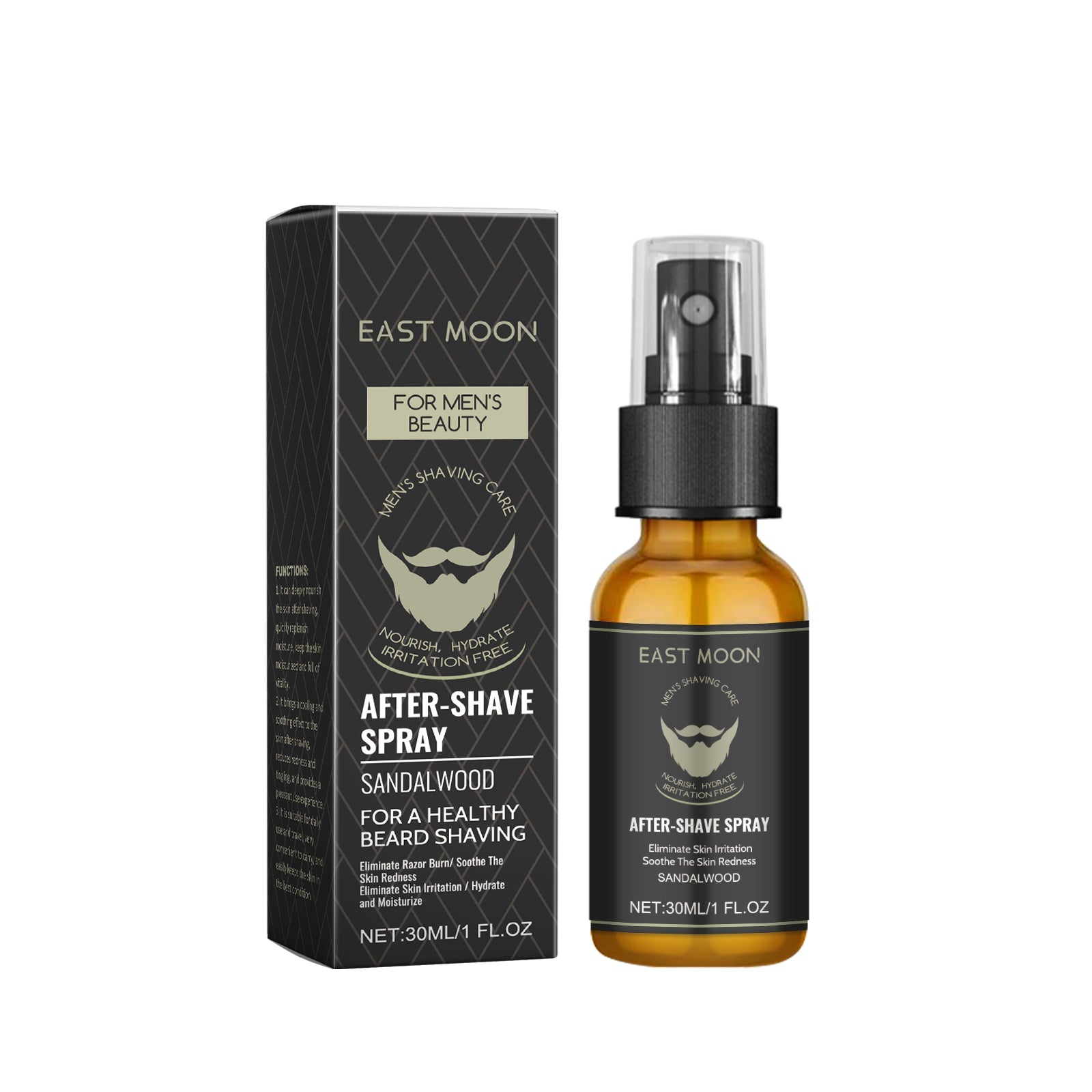 After Shave Spray Men's Beard Care Soothing Moisturizing Cool Skin Care Spray - Korvel