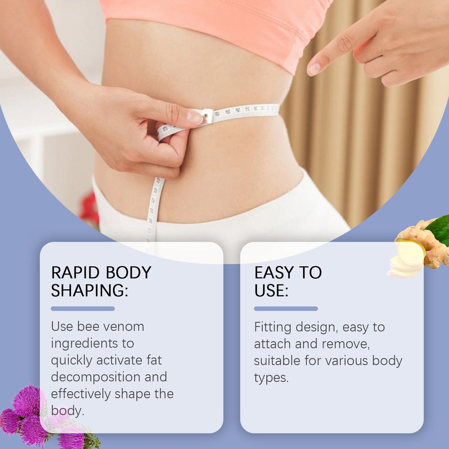 Body Care Firm Skin, Gentle, Nourishing And Improving Skin Elasticity Patch - Korvel