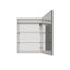 Miroir de Salle de Bain LED de 26x20 Pouces avec Interrupteur Tactile
