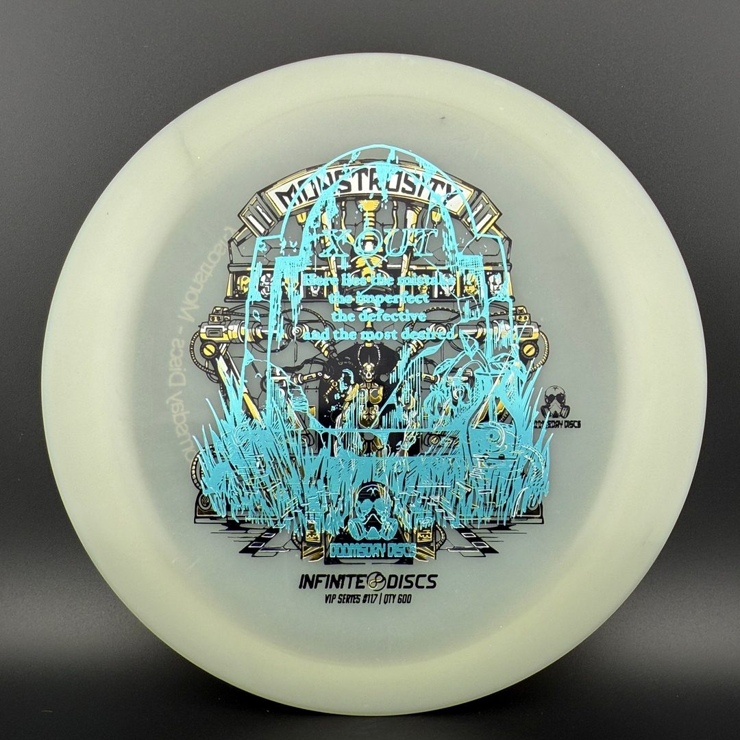 Glow Monstrosity - VIP Series #117 - X-Out Disc Golf Disc