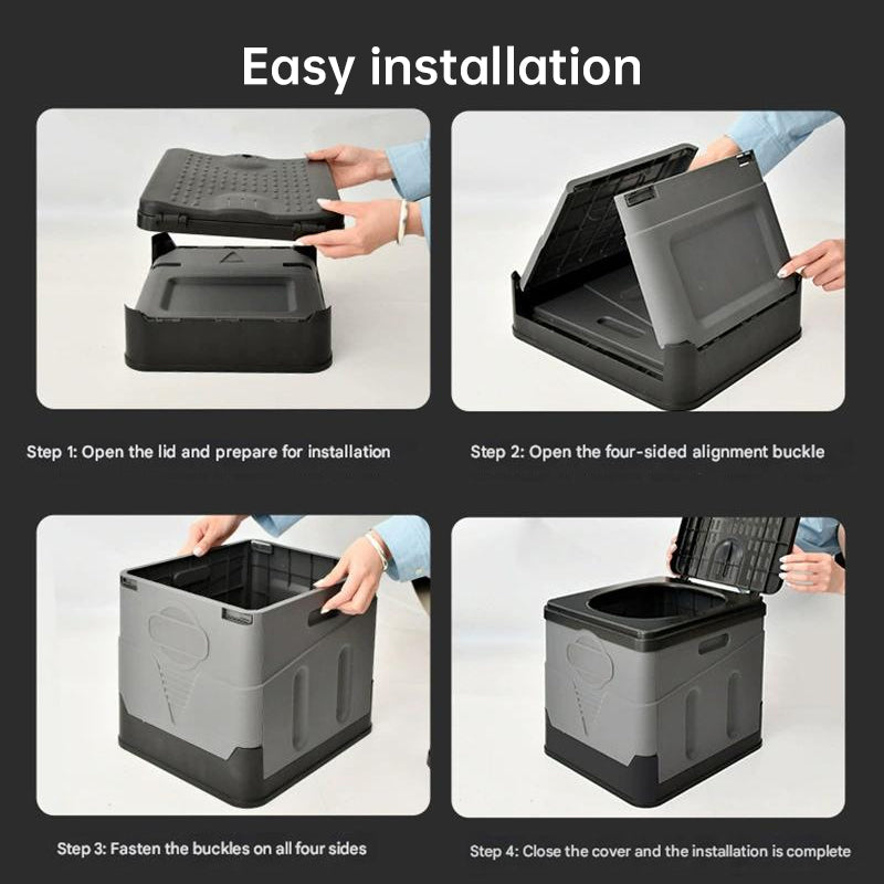 Portable Folding Camping Toilet for Adults and Kids