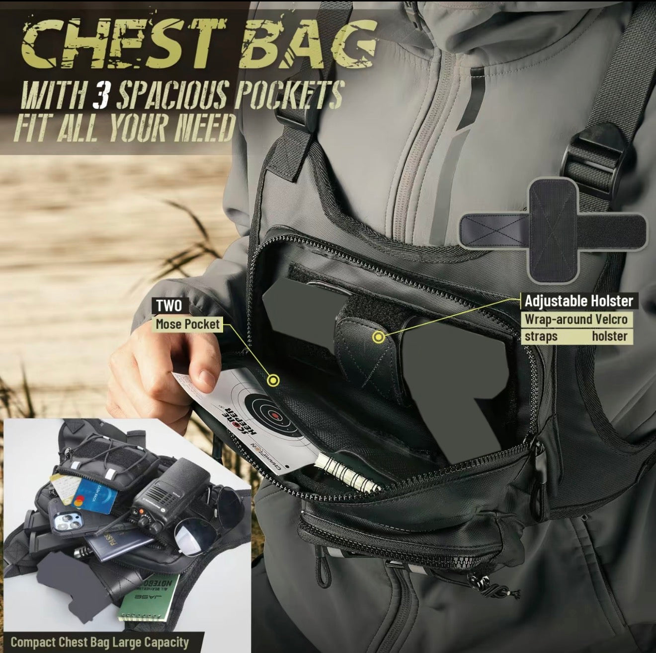 TactiPack Chest Bag - Korvel